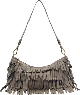 Campomaggi Natalia Layered Fringe Leather Shoulder Bag