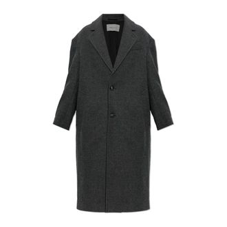 Ami Woljas met enkele split - Heren - Mantel - Grijs - M - Wol - Jassen