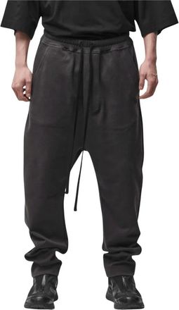 Thom Krom Broek met lage kruisnaad - Heren - Sweatpants - Bruin - L - Katoen - Broeken