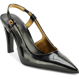 DKNY Donna Pointed Toe Slingback Pump in Black at Nordstrom, Size 7