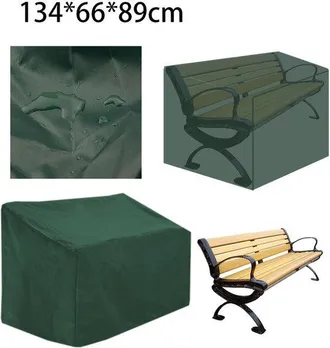 OEM Funda Para Banco De Jard&iacute;n, Funda Doble Impermeable Para Banco, Cord&oacute;n Ajustable, 134 66 89 Cm, Resistente Viento Protecci&oacute;n Uv, Color Verde