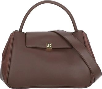 Coccinelle Pansy Bimaterial Handtas met Handvat - Dames - Tassen - Rood - Maat: ONE Size Zijde