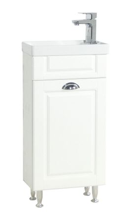 ebuy24 Set Vcm De 2 Piezas Lavander&iacute;a Wc Ba&ntilde;o Para Invitados Lavabo Zona De Lavander&iacute;a En Estilo Casa De Campo Muebles De Ba&ntilde;o Juego De Ba&ntilde;o - Casalo M (blan