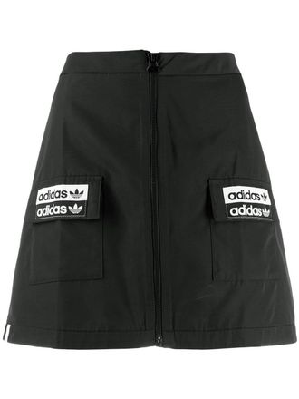 adidas Mini-rok met logo - Zwart