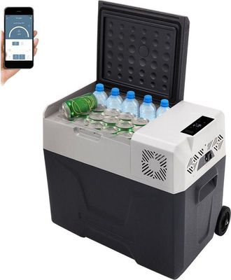 OEM Caja Del Refrigerador Del Compresor 50l Mini Refrigerador Del Coche Acampar -20&deg; App 12v/230v