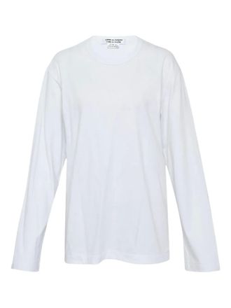 Comme Des Garçons long-sleeve T-shirt - women - Fabric - L - White