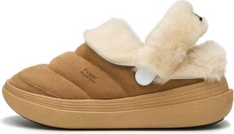 Flower Mountain Fami Slipper - Dames - Klompen - Bruin - 38 EU - Wol - Schoenen