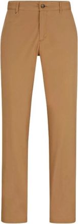 HUGO BOSS Chino Slim Fit C-Genius-242F - Heren - Chinos - Bruin - 5XL - Broeken
