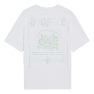 Li-Ning BadFive Graphic Loose Fit T-shirt White AHSS733-1