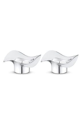 Georg Jensen Cobra Set of 2 Tealight Candleholders at Nordstrom