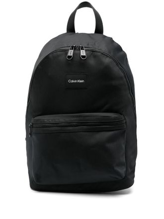 Calvin Klein Zaino con applicazione - Nero
