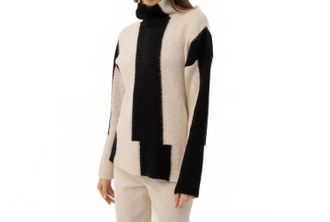 Mus & Bombon Fluvi Turtleneck Sweater In Black