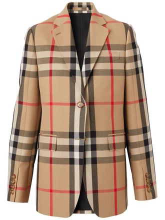 Burberry Giacca sartoriale a quadri - Toni neutri