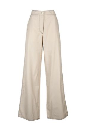 Sunnei Polyester/Cotton Trousers - Beige