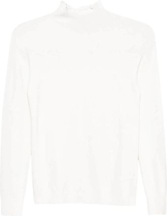 Ermanno Scervino Lupetto - Dames - Coltruien - Wit - 2XS - Truien & Vesten