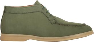 Bruno Magli Klassieke leren veterschoenen - Heren - Veterlaarzen - Groen - 43 EU - Leer - Schoenen