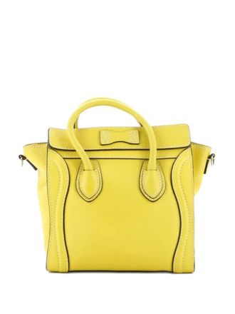 Celine Luggage Bag Grainy Leather Nano crossbody bag - Giallo
