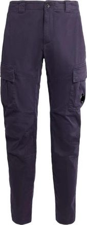 C.P. Company Stretch Satin Cargo Broek - Heren - Slim Fit Broeken - Blauw - S - Katoen - Broeken
