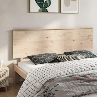 vidaXL Cabecero De Cama Madera Maciza De Pino 204x6x82,5 Cm Vidaxl