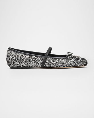 Marc Jacobs The Sequined Sabrina Ballerina Flats