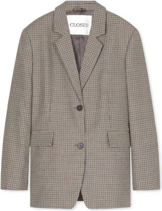 Closed Lola Blazer - Dames - Blazers - Beige - M - Wol - Jassen