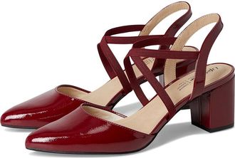 Life Stride April Pumps High Womens Heels Dark Cherry : 7.5 M (B), Faux Leather