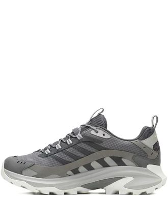 Merrell Moab Speed 2 logo-detail sneakers - men - Gore-Tex/Nylon/Thermoplastic Polyurethane (TPU)/Recycled Mesh/Rubber - 43.5 - Grey