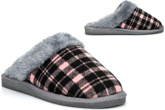 Generic Ladies Faux Fur Slippers Size 8 Ladies Mule Slipper Size 3 Womens Faux Fur Slipper Womens Mule Slippers Slip On Sizes 3-8 Pink 8 UK