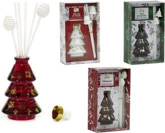 Trade Shop Trade Shop - Difusor De Fragancia Establecido Para Un Ambiente De Eje Navide&ntilde;o De 80 Ml Con 6 Palillos