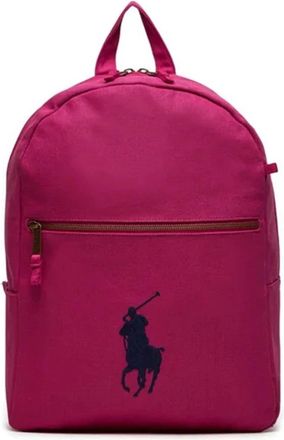 Ralph Lauren Preppy Pink Rugzak - Dames - Rugzakken - Roze - ONE Size - Katoen - Tassen