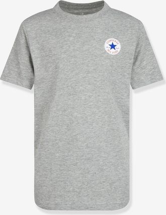 Converse T-Shirt mit Chuck Patch Logo Kinder CONVERSE grau
