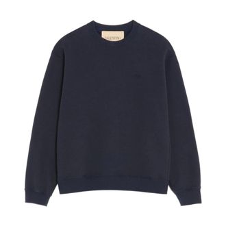 Valentino Garavani Felpe Vltn - - Sweatshirts & Hoodies - Uomo - Blu - L