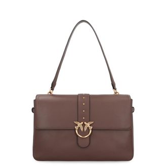 Pinko Maxi Love Bag Slouchy Shoulder Bag In Leather