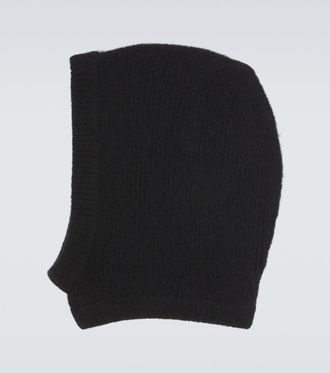 Rick Owens Alpaca and wool-blend hood