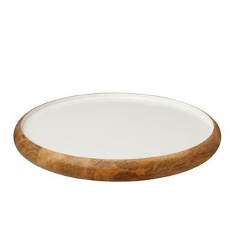 Be Home Madras Curva Lazy Susan in Natural at Nordstrom
