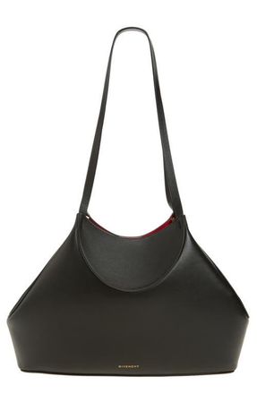 Givenchy Small Facet Leather Tote in 001-Black at Nordstrom