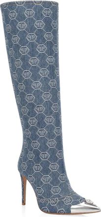 Philipp Plein Mujer, Zapatos, Azul, Talla: 40 EU