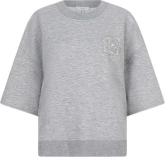 Dante6 Kimono-mouwtrui in Heather Grey - Dames - Sweatshirts - Grijs - S - Katoen - Hoodies & sweatvesten