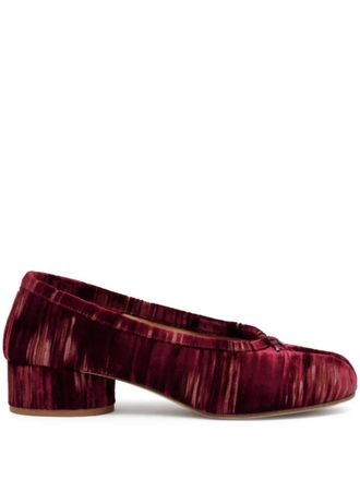 Maison Margiela 30mm Tabi ballet flats - Red