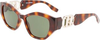 Karl Lagerfeld KL6086S 240 Womens Sunglasses Tortoiseshell Size 54