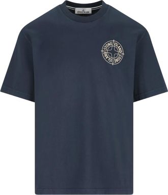 Stone Island T Shirts And Polos Blue