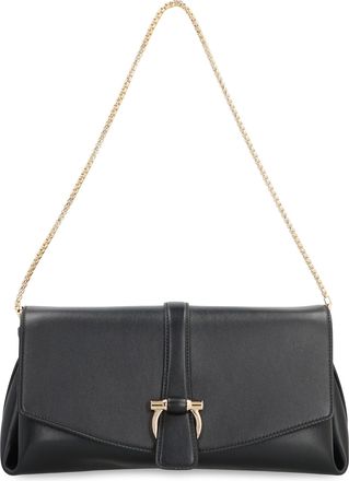 Ferragamo M Leather Crossbody Bag