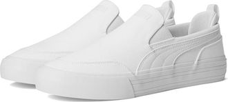 Puma Court Classic Vulc Slip On Sneakers Mens Snow Shoes Puma White/Puma White : 11.5 D - Medium, Canvas/Rubber
