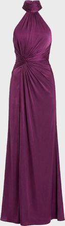 Mac Duggal Leena 1 Ruched Column Gown