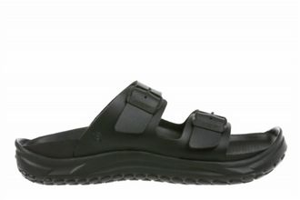 Mbt Mens Nakuru Recovery Sandals In Black Synthetic