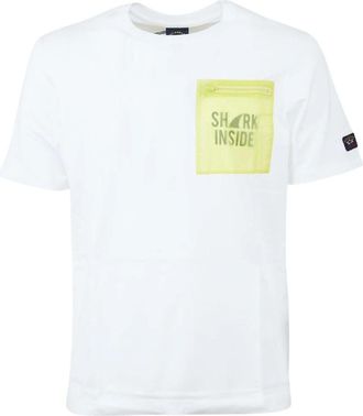 Paul & Shark T-shirts - Heren - T-shirts - Wit - S - Katoen - Tops