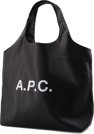 A.P.C. Womens Tote Ninon Synthetic Leather Black Totes-shopping-bags