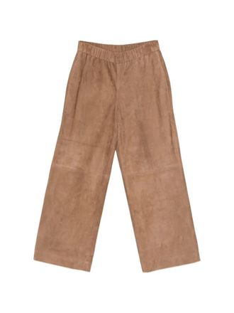 Manzoni24 Suede Pants