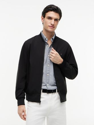 Tommy Hilfiger Mens TH Performance Water-Repellent Bomber - Black - XXXL