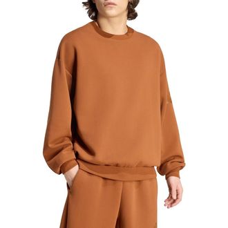 adidas Oversize UPF 50+ Sweatshirt in Dusky Bronze// at Nordstrom, Size Xx-Large R